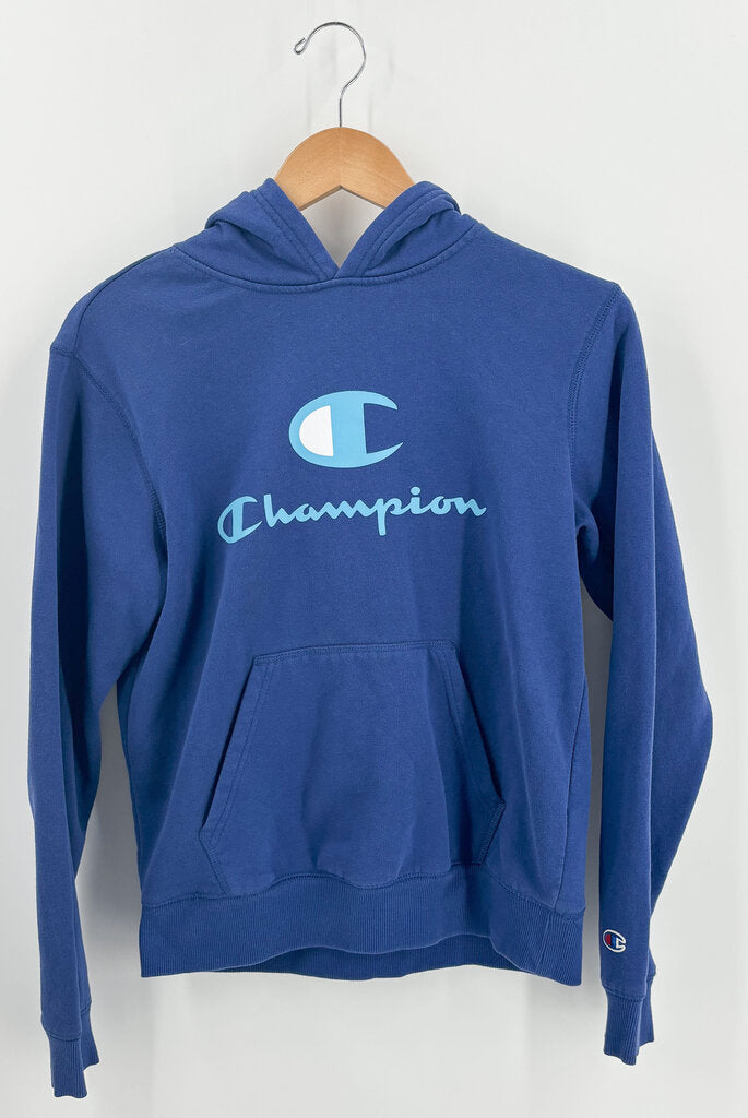 Blue champion outlet hoodie boys