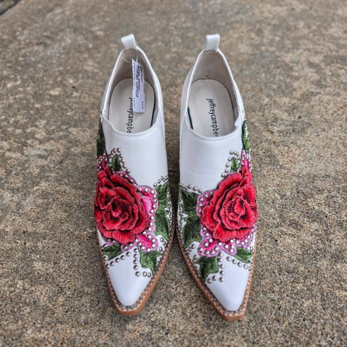 ROSEOLA STUDDED APPLIQUE BOOTIES