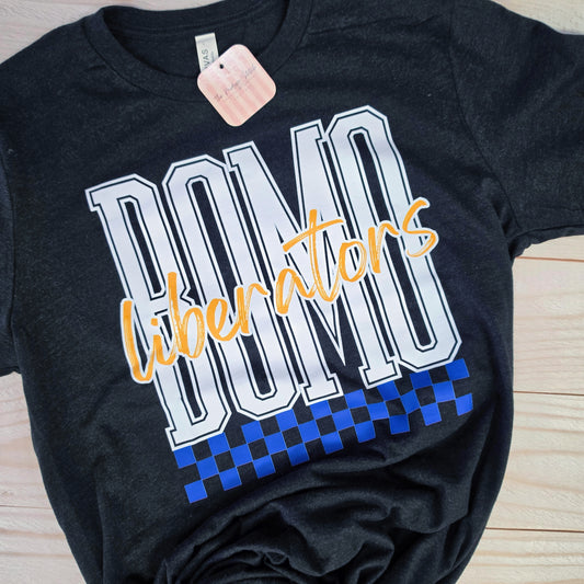 CHECKERED BOMO TEE