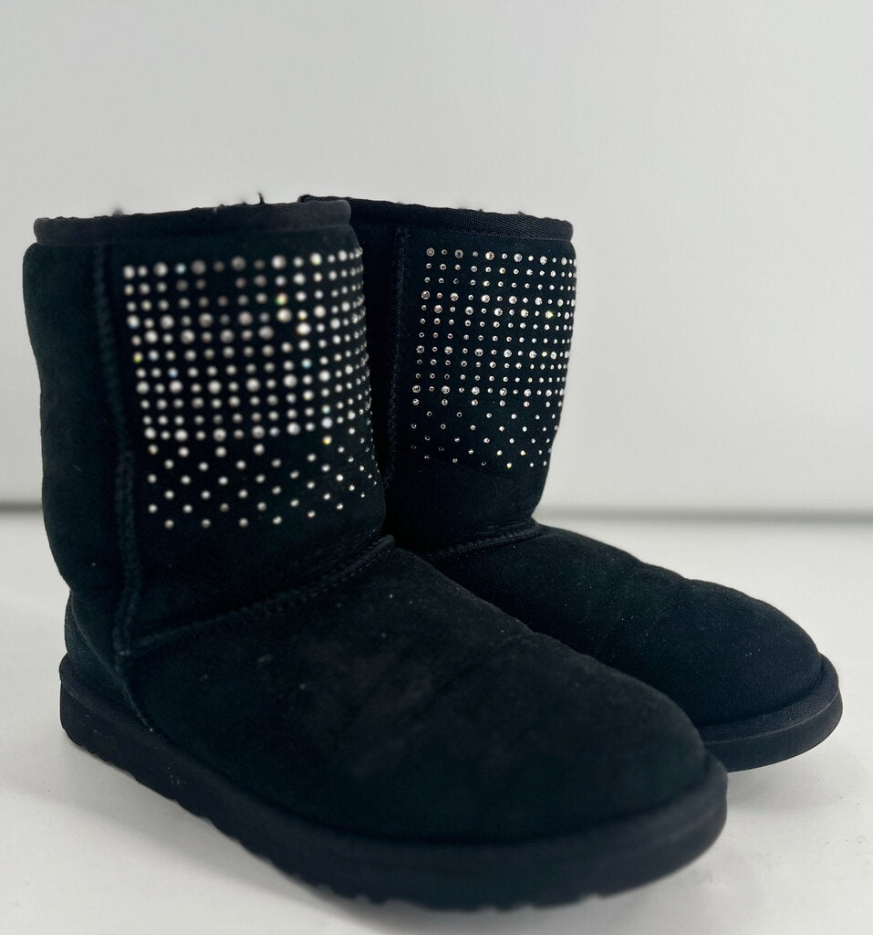 UGG, BLK/SILV 7